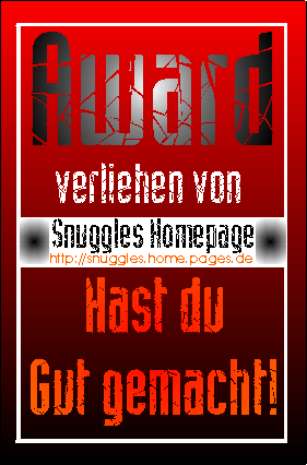 Snuggles Award